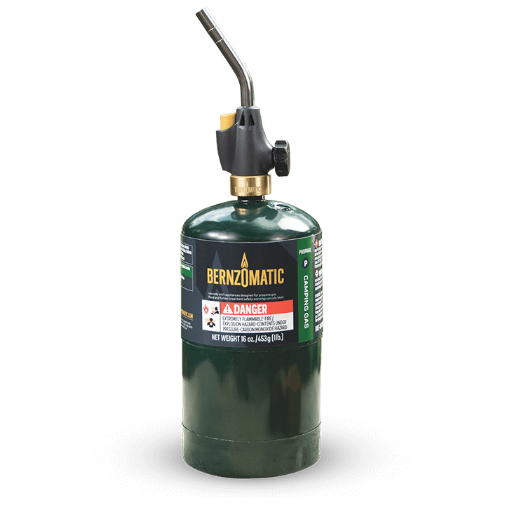 Bernzomatic 2-Pack Green Steel Propane Tanks 8x8x4 Inches Pre