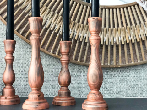 Eclectic Candle Stick Holders