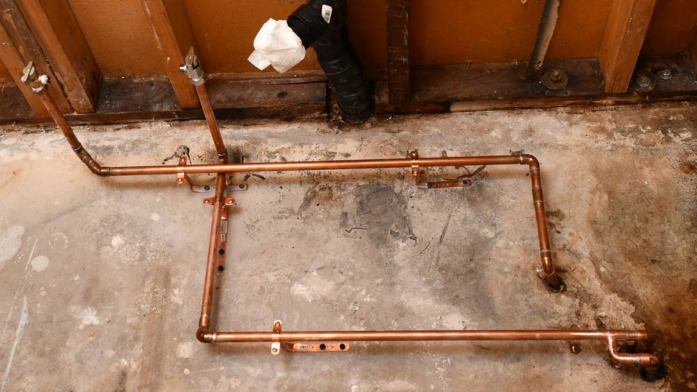 Copper on sale plumbing pipe