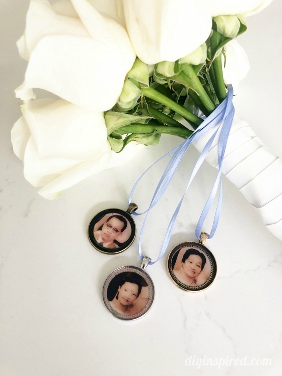 Wedding Bouquet Photo Charms