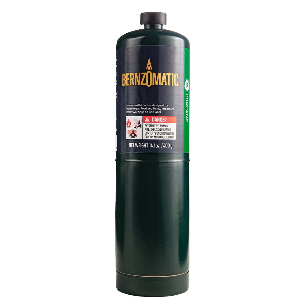 PROPANE GAS CYLINDER, FOR GENERAL SOLDERING, FLAME TEMP 3450 ° F,  RECYCLABLE, 14.1 OZ