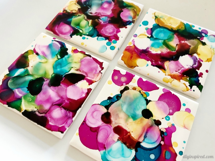 Bernzomatic  Alcohol Ink Coasters