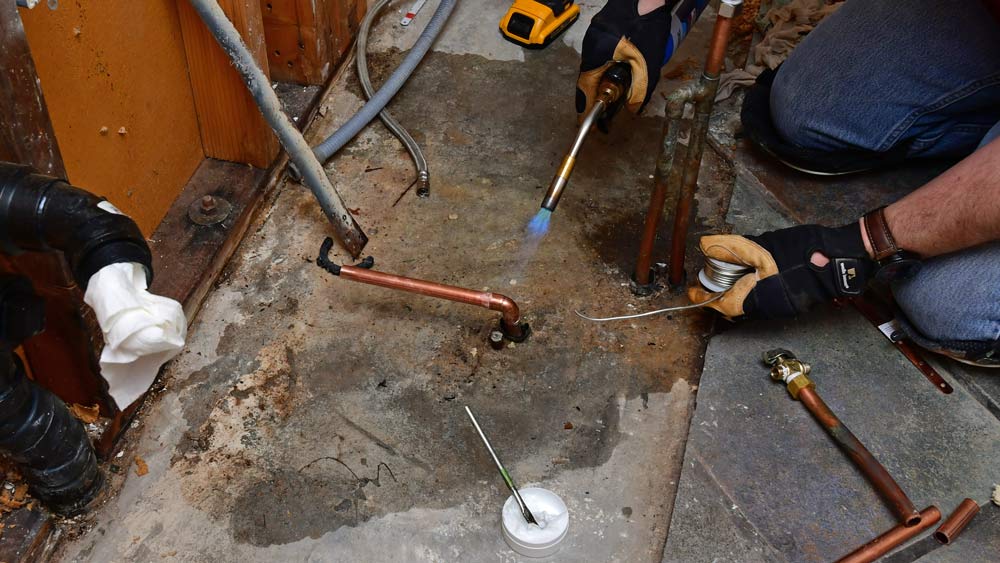 How To Lay Copper Pipe In Concrete Floor | Viewfloor.co