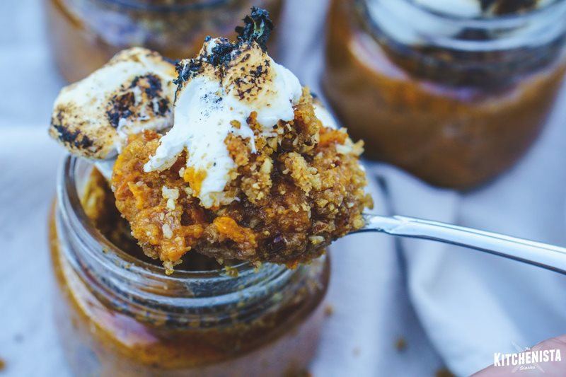 Sweet potato crumbles