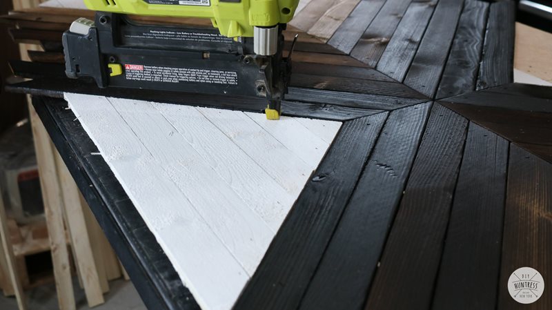 Attaching white wood