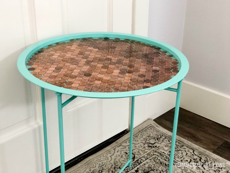 Making a Penny Table Top with Resin 